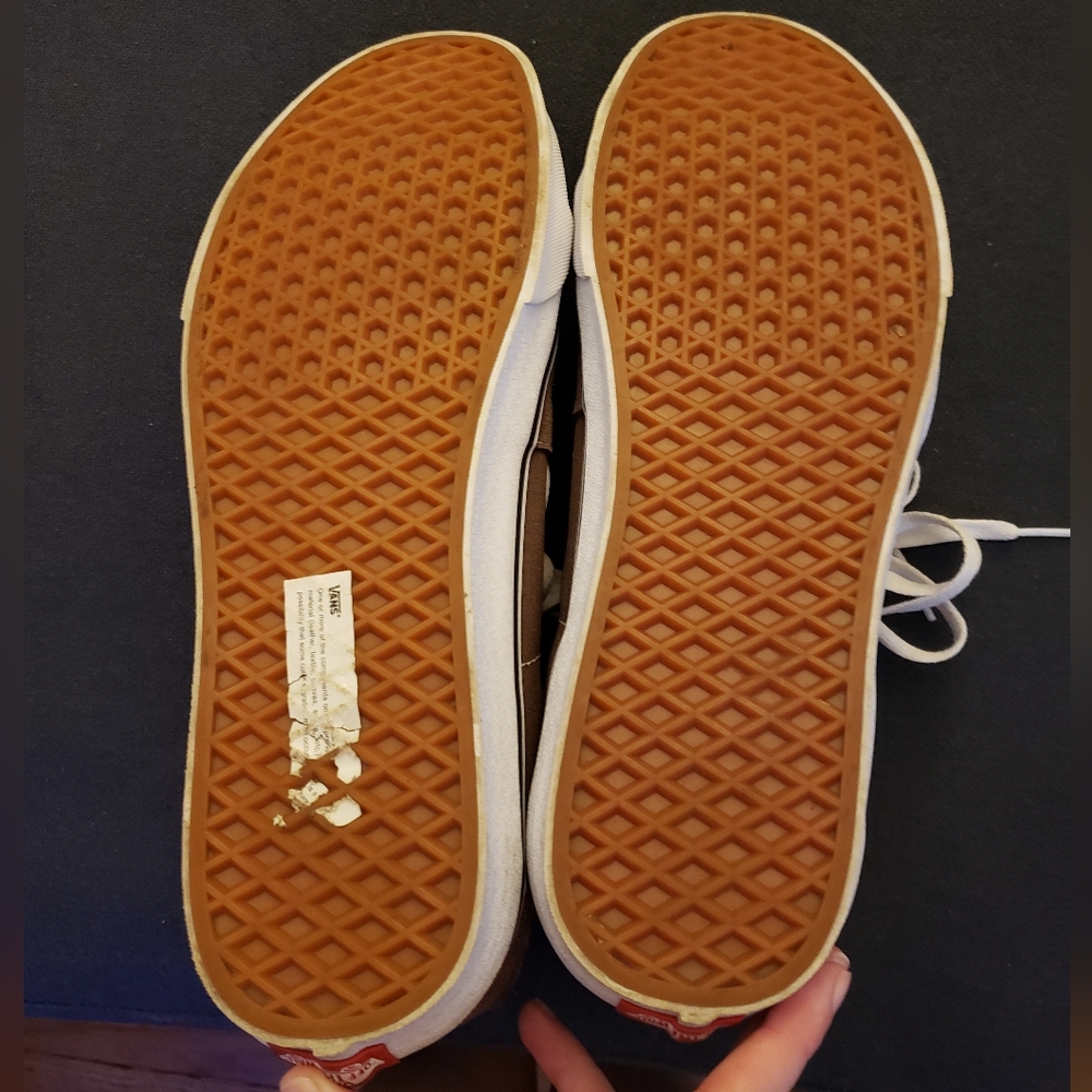 Vans Men's Brown and White SK8  High-Top Sneakers - Picture 5 of 6